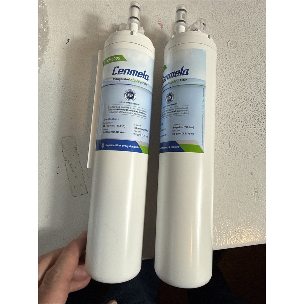 Cenmela CML005 Water Filter & ULTRAWF Compatible Refrigerator Filter, Pack of 3